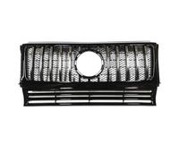 For Mercedes For Benz W463 G Class Wagon 1990-2017 G63 For AMG G550 G500 Front Grille Silver For GT-R Car Upper Bumper Hood Mesh Grid Front Radiator Grille Frills