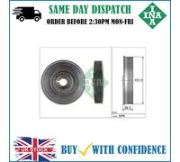 Crankshaft Pulley (TVD) fits DACIA SANDERO Mk2 1.6 1.5D 2008 on INA 123030453R