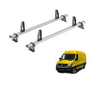 For Mercedes Sprinter 2006-2018 Roof Rack Van Guard UltiBar Plus 2x Bars