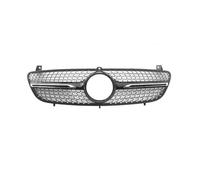 For Mercedes W639 For Viano For Vito 2006 2007 2008 2009 2010 Front Bumper Grille Hood Tuning Racing Grill Front Bumper Grille Grill(Black)