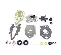 For Mercury For Mariner Outboard Water Pump Repair Kit 42089A5 for 6HP through 15HP Engines with Neoprene Impeller and Stainless Steel Wear Plate Replacement Set