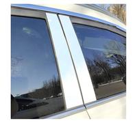 for Mercury for Milan 2010 2011-2012 Door and Window B C Pillar Sticker Polished Pillar Posts(Silvery)