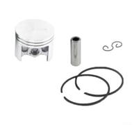 For Meteor Chainsaw Piston Kit for 038 52mm, Fits For Magnum and MS380 Models, Includes Caber Rings, Wrist Pin, Circlips