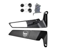 For Meteor/Classic 350 500 Interceptor 650 Continental GT 535 Motorcycle CNC Rearview Mirror Fixed Wing(Style H)