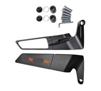 For Meteor/Classic 350 500 Interceptor 650 Continental GT 535 Motorcycle CNC Rearview Mirror Fixed Wing(Style D)