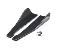 For MG 5 For MG5 For GT For MG7 Accessories 2PCS Car Spoiler Lateral Bumper Rear Side Skirt Lip Rocker Wings Protection Splitter Body Kit(Carbon Fiber)