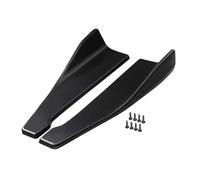 For MG 5 For MG5 For GT For MG7 Accessories 2PCS Car Spoiler Lateral Bumper Rear Side Skirt Lip Rocker Wings Protection Splitter Body Kit(Black)