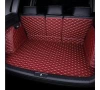 For MG EHS eHS 2018-2025+, Car Boot Mat Leather Waterproof Rug Rear Cargo Tray Liners Anti-Scratch Full Coverage Boot Protector,E/Red