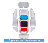 For MG For HS For EHS 2024 2025 2026 Car Sun Shade Thicken Car Windshield Sunshade Heat Insulation Auto Sun Protection Visor Automotive Sun Shade(Car Full Set)