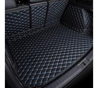 For MG HS EHS 2019-2026 AS23, Car Boot Mat Leather Waterproof Rug Rear Cargo Tray Liners Anti-Scratch Full Coverage Boot Protector,D/Black-Blue