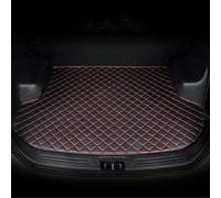 For MG ZS 2017-2023,Car Leather Boot Liner Mats All Weather Tailored Waterproof Antislip Rear Trunk Protector Mat Foldable Accessories,A/Black-Red