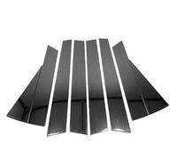 for MG ZS ZS11 ZX ZST VS EV 2018~2024 MK1 1th Window Trim Covers B C Pillar Stickers Column Protection Film(Carbon Fiber)