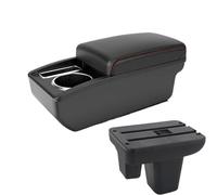 For MG3 Car Armrest Central Storage Box Interior Modification Charging Car Supplies Right Driver OUSDUO(A1 Black red NO USB)