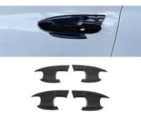 For MG4 For MULAN MG4 EV 2022 2023 2024 Black Door Knob Protector Door Handle Frame Cover Garnish Trim Car Exterior Door Handles