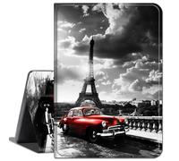 for Microsoft Surface Pro X and Pro X Plus Case 13 inch 2024/2021/2020/2019,Slim Soft Shockproof TPU Silicone Protective Back Shell Case for 13 Inch New Surface Pro X,Tower and Cars