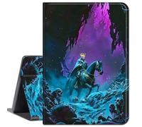 for Microsoft Surface Pro X and Pro X Plus Case 13 inch 2024/2021/2020/2019,Slim Soft Shockproof TPU Silicone Protective Back Shell Case for 13 Inch New Surface Pro X,Purple Skull