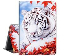 for Microsoft Surface Pro X and Pro X Plus Case 13 inch 2024/2021/2020/2019,Slim Soft Shockproof TPU Silicone Protective Back Shell Case for 13 Inch New Surface Pro X,Maple Leaf White Tiger