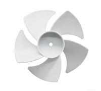 For Midea GAF20CA FGA20VB FGA20UXF Air Circulation Fan Blades 5 Plastic Replacement 190mm Diameter 66mm Hub 8mm Aperture White Black Gray for Homes Offices Workshops(White)