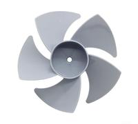 For Midea GAF20CA FGA20VB FGA20UXF Air Circulation Fan Blades 5 Plastic Replacement 190mm Diameter 66mm Hub 8mm Aperture White Black Gray for Homes Offices Workshops(Gray)