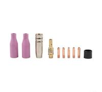 for mig Welding Consumables Kit 10PCS for MB14 15AK for mig | Includes tips, nozzles, insulators; fits MB14/15, 15AK torches; for ideal for repair and maintenance