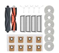 For Mijia Omni 1S B101CN B116 Accesories Main Side Brush Hepa Filter Mop Dust Bag Robot Vacuum Cleaner Replacement Parts (Color : 24pcs)
