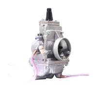 For Mikuni 24mm Flat Slide High Performance Carburetor Carb For TM24-8001 carburetor Carburettor(Silver)