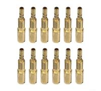 for mikuni for tmx for pilot Nozzles 12pcs 4mm Thread Gold | 12-piece set sizes 37.5 to 65, precise factory specs, gold metal finish, fits for mikuni for tmx carburetors