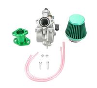 For Mikuni VM22 26mm Carburetor Carb For Predator 212cc 196cc For GX160 GX200 Performance Intake Pipe Mainfold 38mm Air Filter Kit RESPUNEKBAH(Gold)