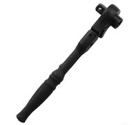 For Mini 1/4 Inch Ratchet Wrench with 360 Degree Rotating Head and Low Swing for Precise Torque Control in Tight Areas (Black)