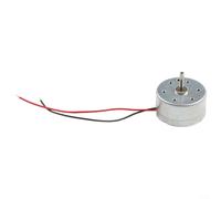 for MINI 24mm Diameter DC Electric Motor RF-300CA Model Low Current 2mm Shaft Length 10mm Compact for DIY Electronics Solar Projects Voltage Range