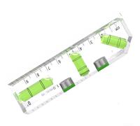 For MINI Acrylic Level With Clear Body And Dual Orientation Bubble Vials For Horizontal Vertical And 45 Degree Angle Reading On Metal(Longer)