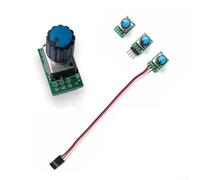 for mini Brushless ESC Test Module with Integrated Step-Down Circuit, Knob Control for PWM Signal 50Hz, 3V-26V Power Input for RC Hobby DIY(no welding)