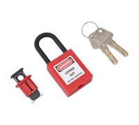 for mini Circuit Breaker Lockout Padlock Red Black Nylon for