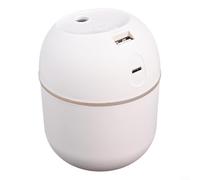 for mini Cool for mist Humidifier 220ml USB Quiet for mini(White 2) | Ultra-quiet operation under 30dB, 220ml tank, 5h continuous run, USB powered, for ideal for sleep