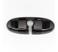 for Mini Cooper Accessories Decoration ABS Interior Rearview Mirror Cover Caps Shell Case,for R Series 2004-2014 (Checkered G)