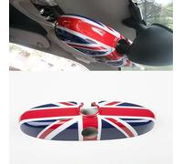 for Mini Cooper Accessories Decoration ABS Interior Rearview Mirror Cover Caps Shell Case,for R Series 2004-2014 (Union Jack R)