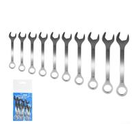 For Mini Double Open End Wrench Set Thin Design For Tight Spaces 4mm To 11mm Metric Sizes High Carbon Steel Chrome Finish With Storage Pouch For Electronics Bicycle Jewelry And Model Repair Tasks(B)