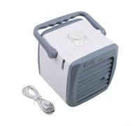 for mini Evaporative Air Cooler USB Powered Quiet for mini | Dry cooling plus humidification, USB powered, fits car cup holder, low noise operation, white ABS body