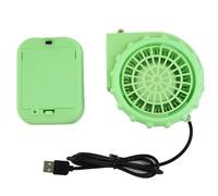 for Mini Fan Blower, Battery Powered USB Air Blower for Inflatable Costume Dolls, Green ABS Portable Electric Pump