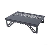 for mini Foldable Desk 26.3cm Lightweight 240 grams for mini | Aluminum alloy build, 240g ultra-light, 26x20cm for surface, black finish, rust resistant