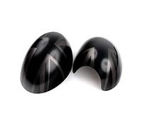 For Mini For Cooper S For Clubman R55 For Countryman Accessories The Black Flag Shell Car Rear View Mirror Covers(1,Automatic folding)