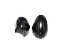 For Mini For R50 For R52 For R53 Hatchback Car Decoration Accessories Auto Rear View 2pcs Mirror Covers Car Rearview Mirror Cover(The black flag)