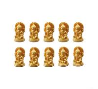 for mini Ganesha Figurines Resin 3cm Golden DIY Decor for mini