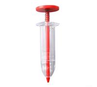 for mini Garden Tool Set 6-Piece Manual Sowing Tools with Ergonomic Handles and Plastic Construction for Precise Planting and Compact Balcony or(Red)