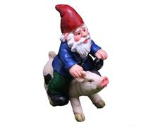 For Mini Gnome Resin Figurines for Landscape Ornaments Dwarf Decor with Moss Theme Suitable for Fairy Garden Terrarium Setup (Men)