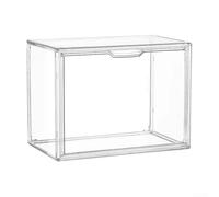 for mini Grow House Stackable Design with Waterproof Magnetic Door - Portable Plant Shelter for Herbs Vegetables Patio Balcony Clear 36x27cm(27 * 22 * 18cm)