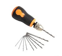 for mini Hand Drill with Keyless Chuck - Portable Electric Screwdriver for DIY Model Making & Jewellery - 0.5-3.2mm Capacity + 10pcs Drill Bit Set