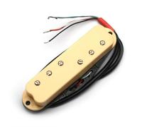 for mini Humbucker Pickup with 3+3 Adjustable Pole Pieces, 9K Ohm for Electric Guitar, ST Single Coil Size, Compatible with Standard Pickup Slots