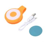 for mini LED for torch 65x50x17mm 5 Brightness Levels for mini(Orange) | Robust ABS material, 500mAh for battery, strong magnet, metal for surface attachment, build