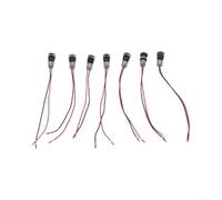 For Mini LED Indicator Light 12 mm Beacon Warning Light for Motorcycle RV for ATV Yacht Installation (7 Pieces)